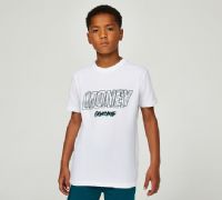 Money Clothing Junior Compound T-Shirt - White - Size 8-9Y