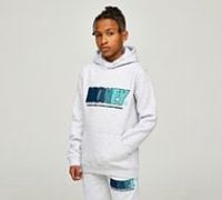 Money Clothing Junior Block Fader Overhead Hoodie - Grey - Size L/B