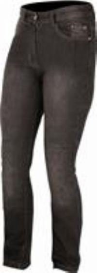 Weise Tundra Denim Womens Motorcycle Jeans - Black, 8