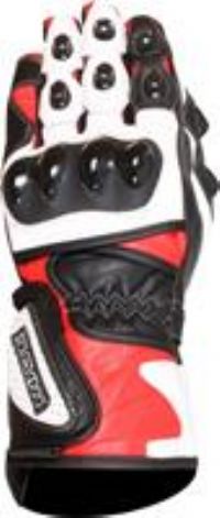Duchinni Dr1 Motorcycle Gloves - Black And Red, 3Xl
