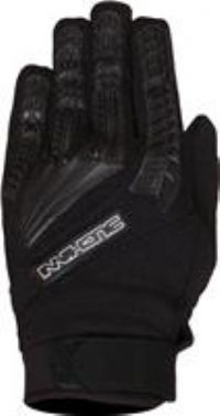 Duchinni Focus Gloves MX Motorcycle Motorbike Leather Textile - Black