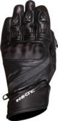 Duchinni Fresco Motorcycle Motorbike Leather Gloves Black