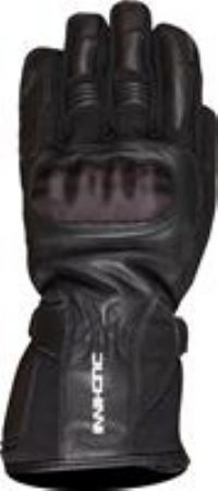 Duchinni DGSHA14XL Shadow Leather Motorcycle Gloves XL Black