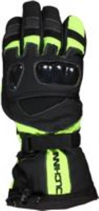 Duchinni Yukon Gloves  Waterproof Motorbike Motorcycle - Black / Neon