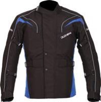 Duchinni Hurricane Motorcycle Jacket - Black And Blue, 3Xl