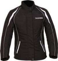 Duchinni DJVIEN8220 Vienna Ladies Motorcycle Jacket 20 Black White