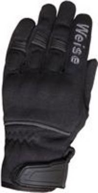 Weise Motorcycle Pit Gloves - Black/Gunmetal, S