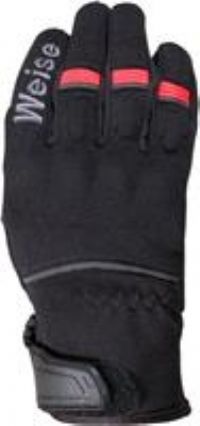 Weise Pit Motorcycle Motorbike Textile Gloves Black / Red