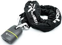 KOVIX KCK 10MM X 1500MM MOTORCYCLE MOTORBIKE SECURITY PADLOCK & CHAIN