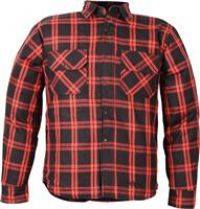 Weise Redwood Protective Shirt Motorcycle Scooter - Black Red FREE Delivery