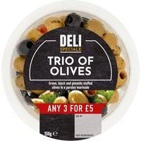 Deli Speciale Trio of Olives 150g