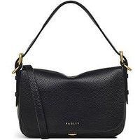 Radley Graffton Street Small Flapover Crossbody - Black