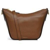 Radley Oak Street Small Ziptop Crossbody Bag -Saddle