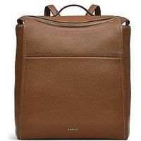 Radley Oak Street Medium Ziptop Backpack Saddle