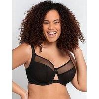 Curvy Kate Victory Side Support Balcony Bra Black 30HH