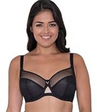 Curvy Kate Women Victory Balcony Everyday Bra, Black, 30JJ