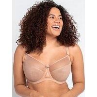 Curvy Kate Women Victory Balcony Everyday Bra, Beige (Latte), 34J
