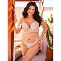 Curvy Kate Hey Girls SuperPlunge Strapless Bra Latte 40FF