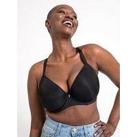 Curvy Kate Smoothie Spacer Moulded T-Shirt Plunge Bra Black 42G