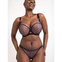 Curvy Kate CK092106 Boost Heartbreaker Padded Balcony Bra Black/Pink