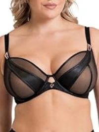 Curvy Kate Scantilly Suspense Plunge Underwired Bra Womens Ladies Underwear Lingerie Black Size 30GG