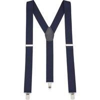 THE SAVILE ROW COMPANY LONDON Men/'s Adjustable Braces - Navy