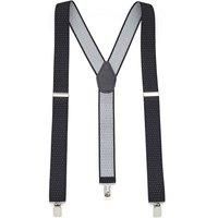THE SAVILE ROW COMPANY LONDON Men/'s Adjustable Braces - Black White Pindot Stripe