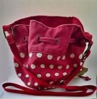 Fatface Red and White Polkadot Mini Duffle Bag New Free UK Postage