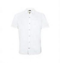 Fatface Mens White Ashby Collared Shirt Tee Top [923447] Size XS - XS Regular
