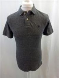 Fat Face #20 The Linton Polo Shirt Grey Charcoal Mens Size XS BNWT - XS Regular