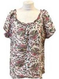 Fat Face Priya Alhambra Blouse Floral Print Cotton Size UK 16 - 16 Regular