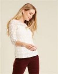 Fatface Womens Ivory Callista 2 in 1 Star Lace Top [948398] Size UK 12 - 12 Regular