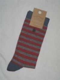 BNWT FAT FACE Mens Oli Striped Socks  Red Blue Grey Size 6.5 - 9