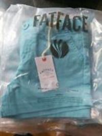 Fat Face Alice chino shorts aqua blue 10-11 BNWT RRP £14