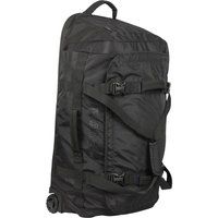Mountain Warehouse Voyager 90L Wheelie Holdall - Organiser Pocket Duffle Bag - for Travelling Black