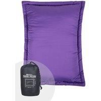 Mountain Warehouse Travel Pillow - Lightweight, Neck Support, Flight Pillow With Carry Bag Purple