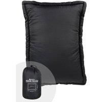 Mountain Warehouse Compact Machine Washable Camping Travel Pillow with Carry Bag Black