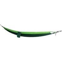 Mountain Warehouse Lightweight Hammock - Metal Karabiners, Compact - For Garden, Outdoor, Beach Green
