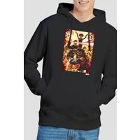 X-Men Men's Wolverine Cyclops Jean Grey Hoodie Black | Size: XL