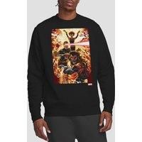 X-Men Men's Cyclops Jean Grey Sweatshirt Black | Size: Small