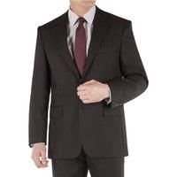 The Label Regular Fit Black Twill Men's Suit Jacket