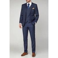 Scott Men's Sharkskin Trouser in Blue | Size: 36L