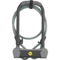 Yale YUL3C/14/230/1 - Maximum Security Bike Lock 230mm - U Lock with Cable - Hardened steel - Heavy Duty Protection - 4 Keys including 1 with micro-light