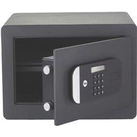 Yale YSEM/250/EG1 Motorised Maximum Security Home Safe - Digital Pin Code Access, Laser Cut Door, Anti-Drill Plates + Override Key, Mounting Bolts - Int. Dims: 240 x 337 x 230 mm