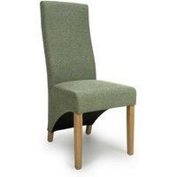 Shankar 2 x Baxter Weave Green Dining Chair