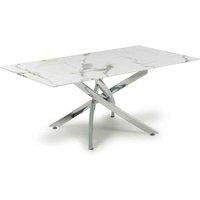 Shankar Astoria White/Silver COffee Table, White