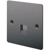 LAP Master Telephone Socket Black Nickel (33543)