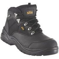 Site Onyx Men's Black Safety boots, Size 9