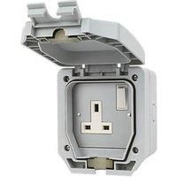 LAP IP66 13A 1-Gang DP Weatherproof Outdoor Switched Socket (30430)