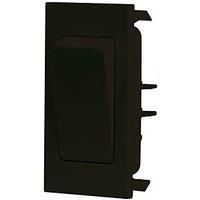 LAP 16AX 1-Way Grid Light Switch Black (50471)